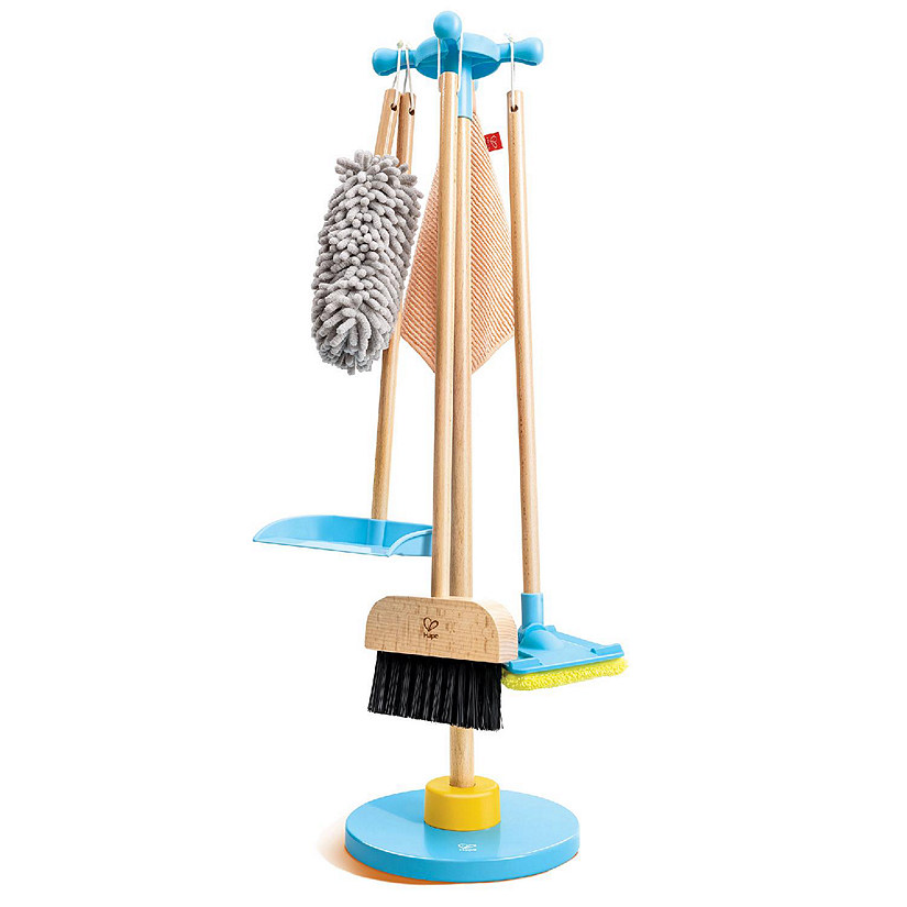 Hape: Clean Up Broom Set - 6pc, Kids 3+ Image