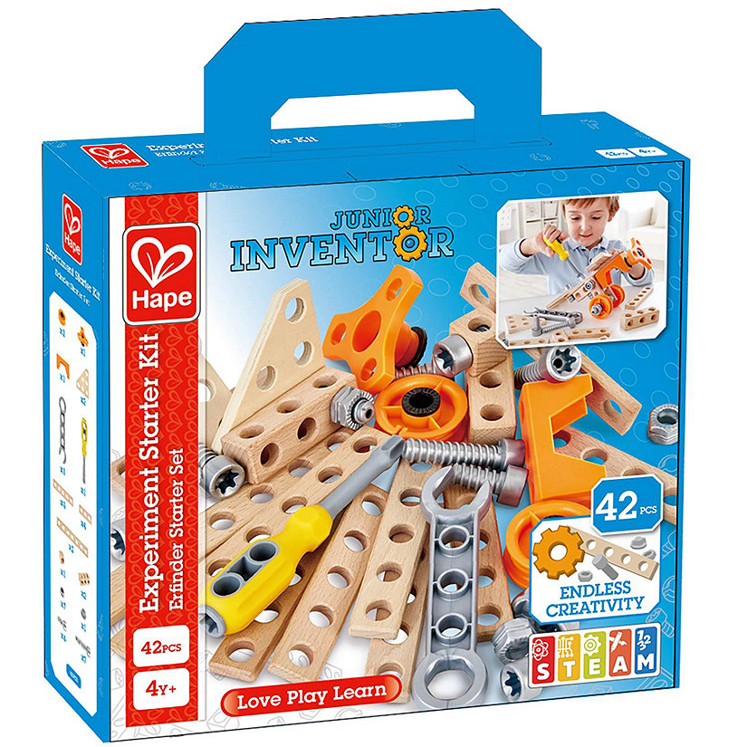 Hape Junior Inventor: Experiment 42 Piece Starter Kit Image