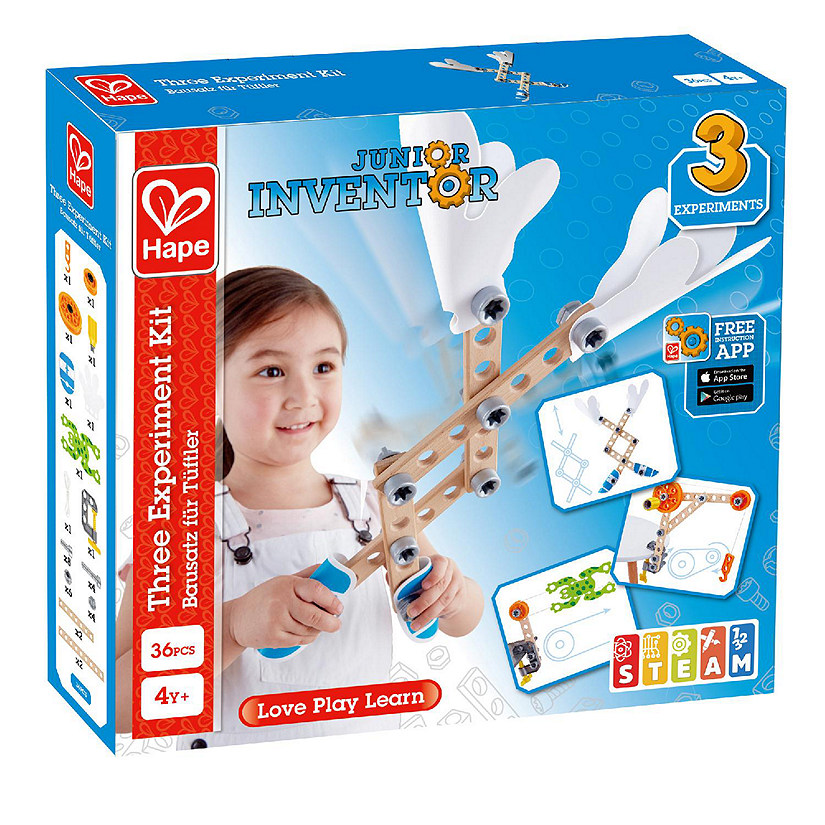 Hape Junior Inventor: Three Experiment Kit  Image