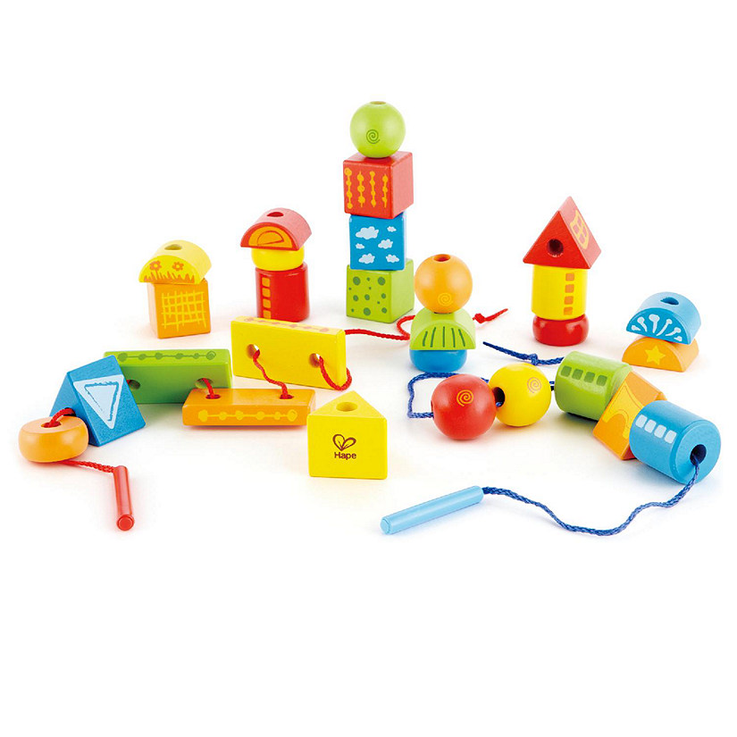 Hape: String-Along Shapes Stacking Game Image