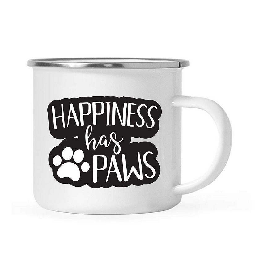 Happiness Has Paws Wh 11oz Campfire Mug Image