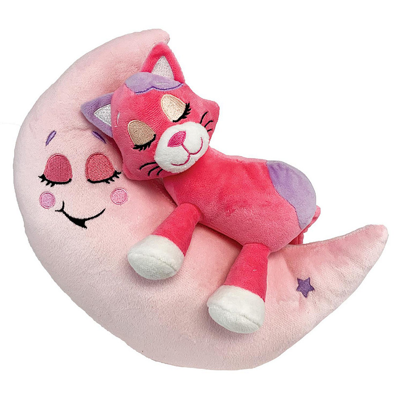 Happpy Nappers: Lullabrites Moon Pet - Pink Cat Image
