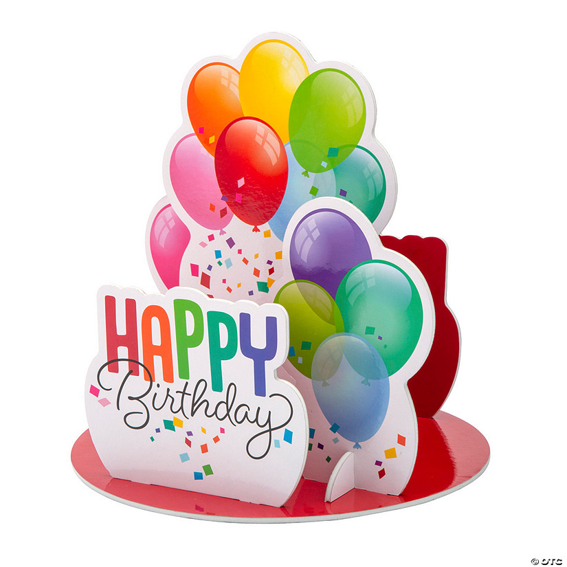 Happy Birthday Balloon Party Centerpiece Image