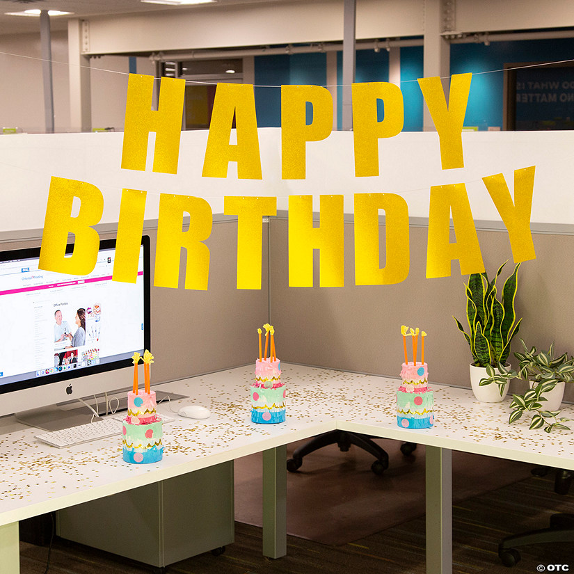 Happy Birthday Desk Decorating Kit - 5 Pc. Image