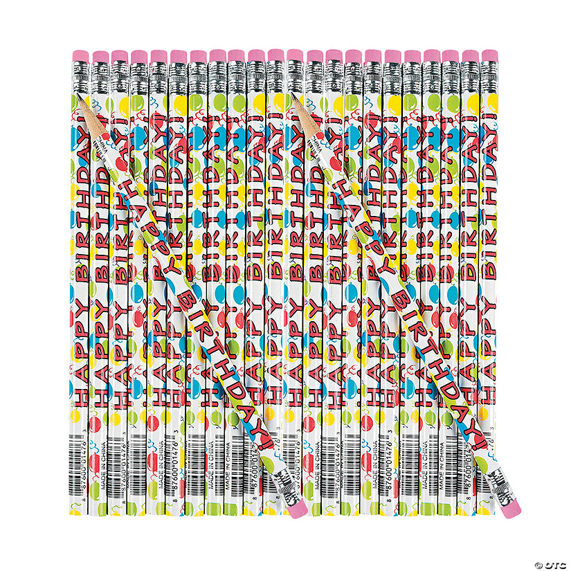 Happy Birthday Pencils | Oriental Trading