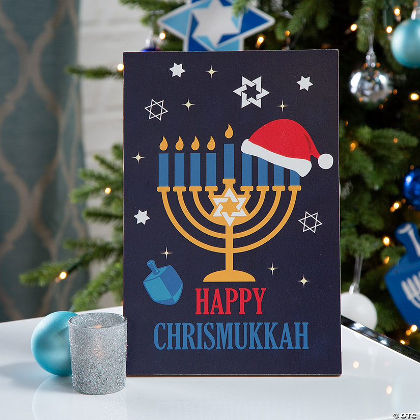 Happy Chrismukkah Wall Sign Image