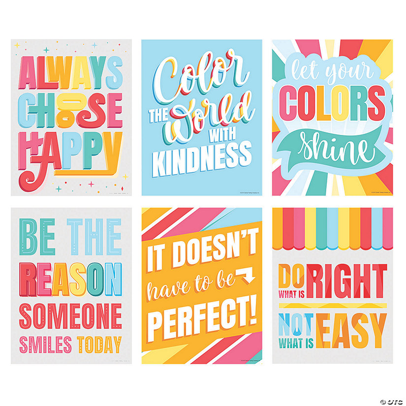 Happy Day Poster Set - 6 Pc. Image