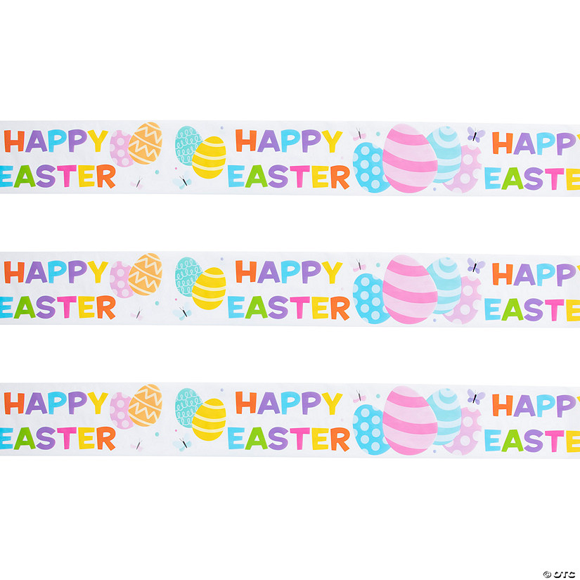 Happy Easter Caution Tape Oriental Trading