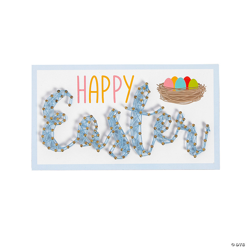 Happy Easter String Art Craft Kit - Makes 1 Image