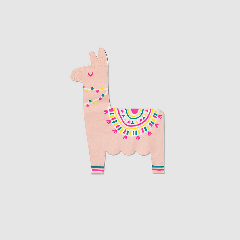 Happy Llama Napkins -25/Pack - 25 Pieces Image