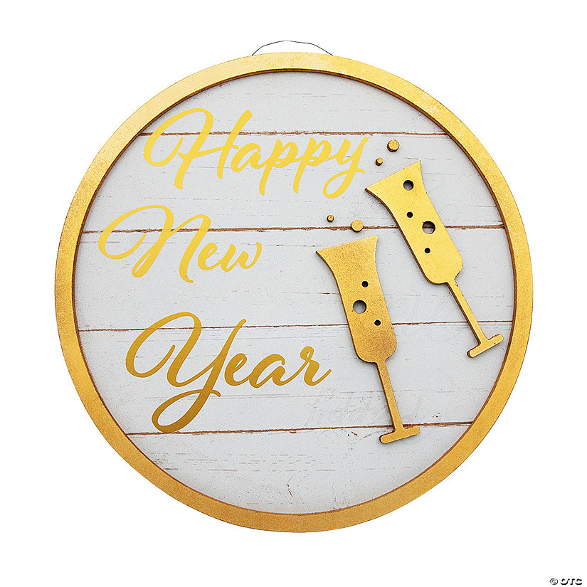 Happy New Year Wood Sign Craft Kit Image