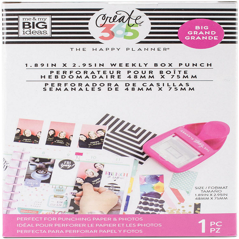 Happy Planner Big Weekly Box Punch-1.89" X 2.95" Image