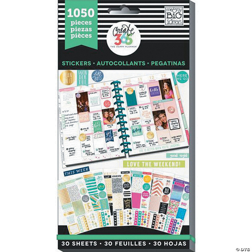 Happy Planner Sticker Value Pack-This Colorful Life - Classic, 1050/Pkg Image
