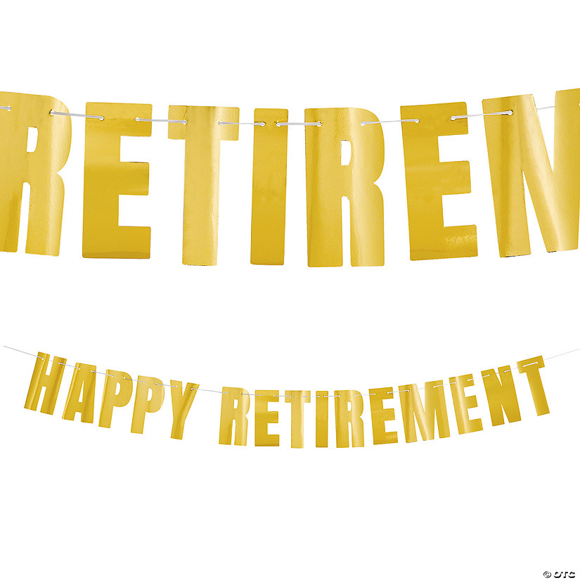 Happy Retirement Garland Image