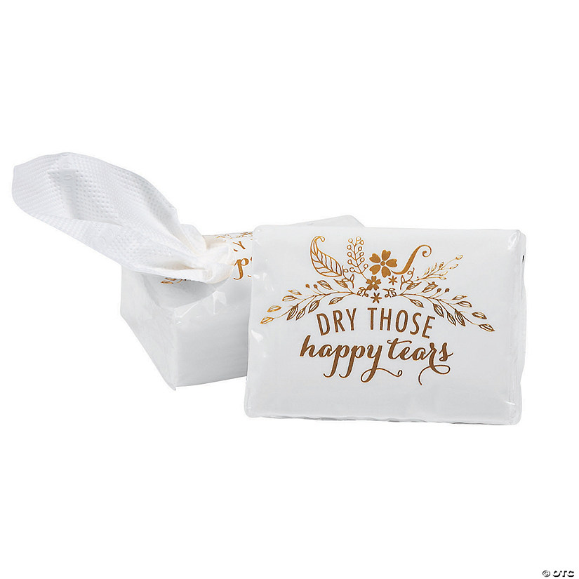 Happy Tears Tissue Favor Packs - 10 Pc. Image