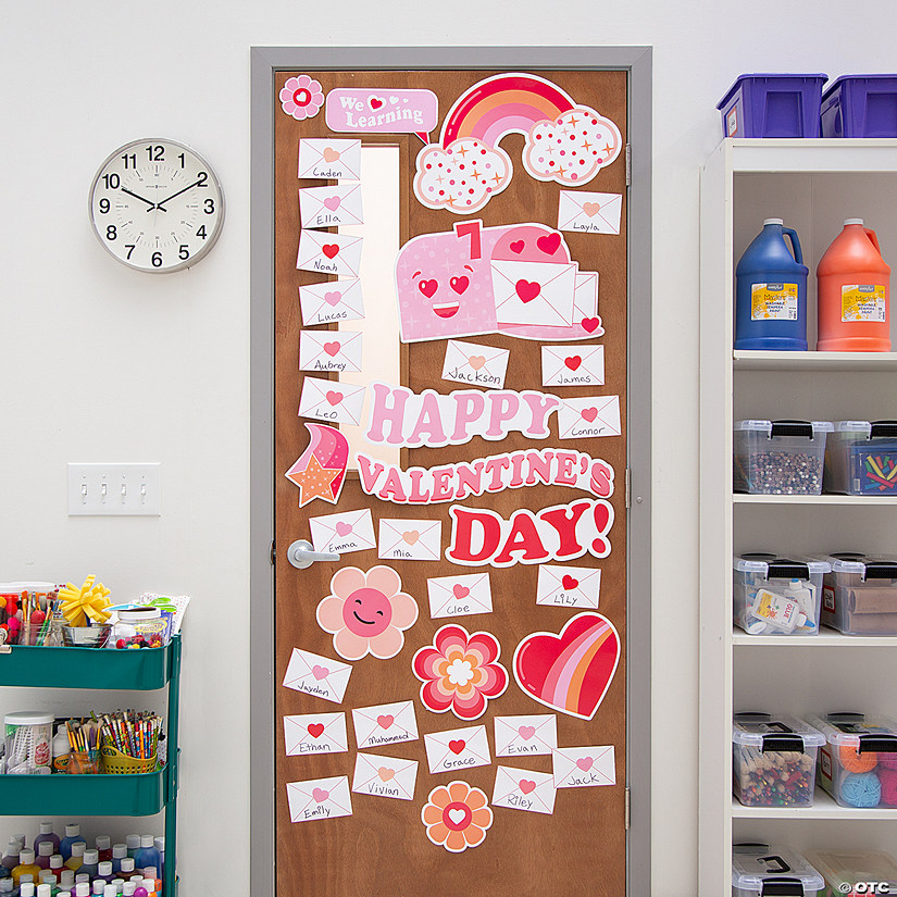 Happy Valentine&#8217;s Day Door Decorating Kit - 44 Pc. Image