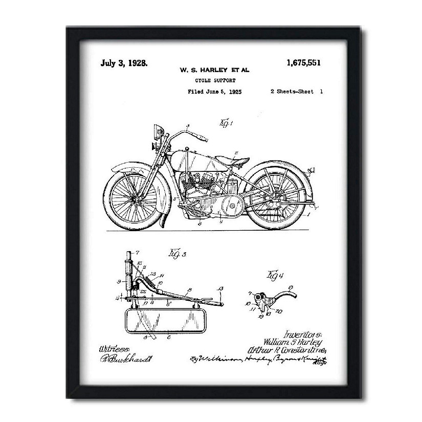 Harley Davidson JD 1925 1Pk 8.5x11in Image