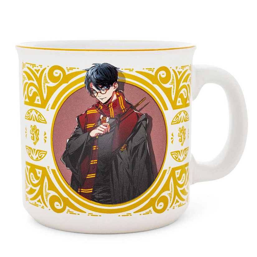 Harry Potter Anime Style Ceramic Camper Mug  Holds 20 Ounces Image