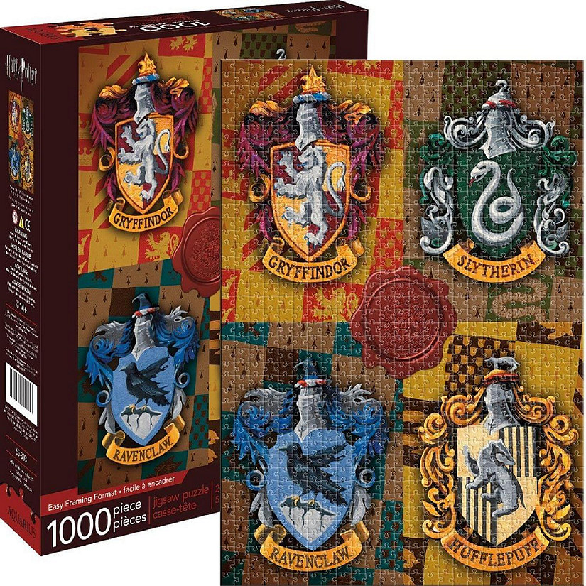 Harry Potter Crests 1000-Piece Jigsaw Puzzle Image