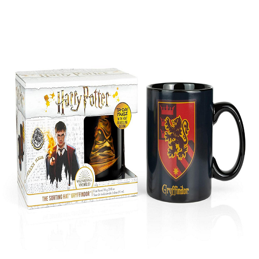 Harry Potter Gryffindor 20oz Heat Reveal Ceramic Coffee Mug  Color Changing Cup Image
