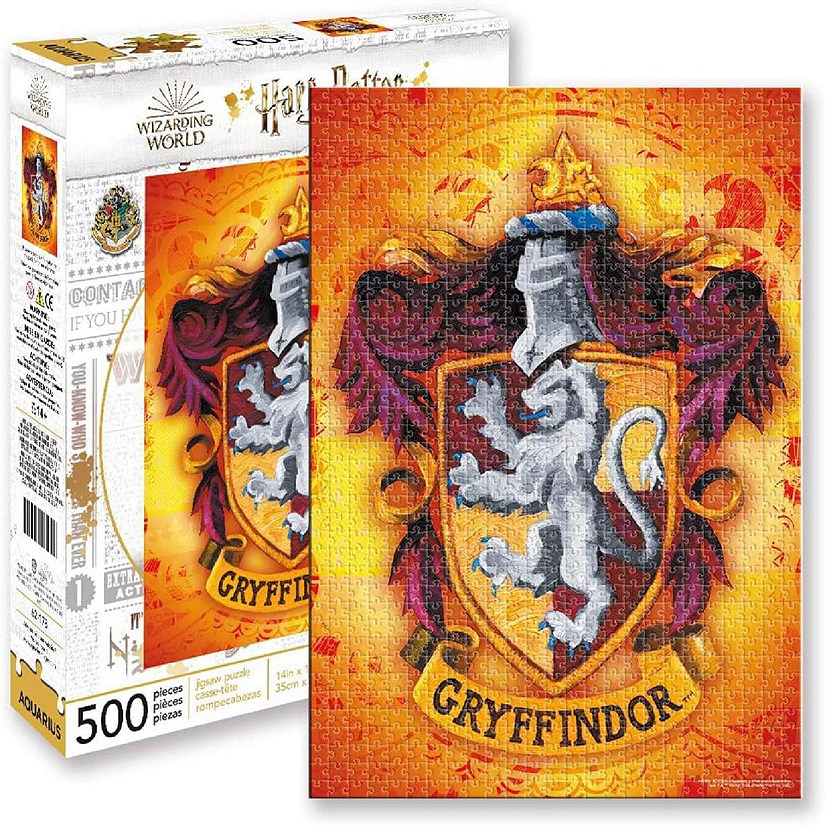 Harry Potter Gryffindor Logo 500 Piece Jigsaw Puzzle Image