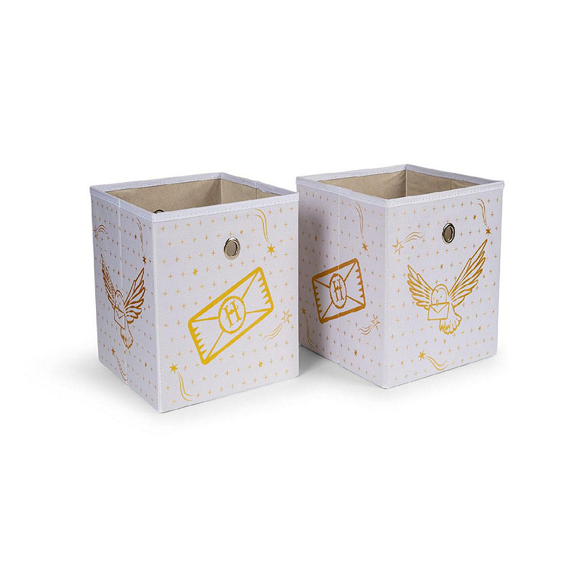 Harry Potter Hedwig 11Inch Storage Bin Cube Organizers Set of 2