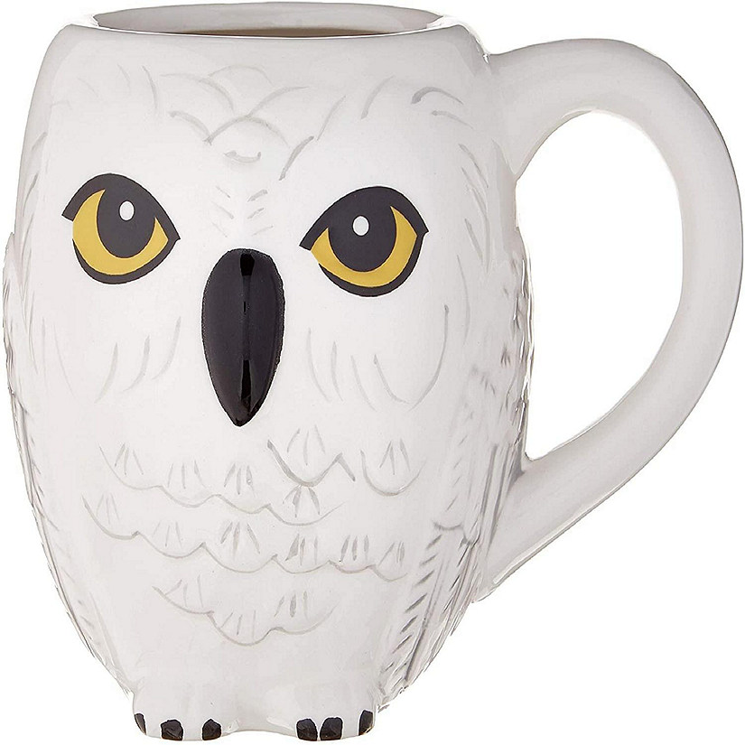 Harry Potter Hedwig Owl 3D Sculpted Ceramic Mug  Holds 20 Ounces Image