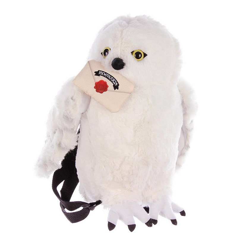 Harry Potter Hedwig The Owl 17 Inch Plush Backpack Image