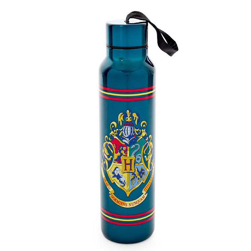 Harry Potter Hogwarts Houses Stainless Steel Water Bottle  Holds 27 Ounces Image