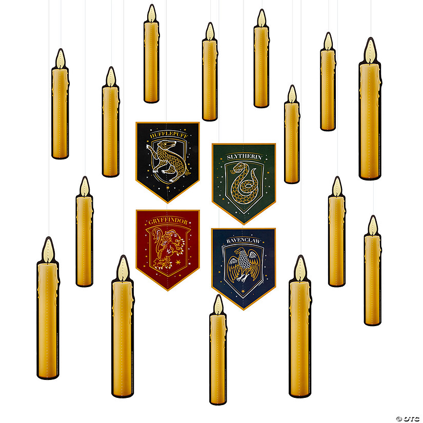Harry Potter&#8482; Hogwarts United Hanging Decorations - 24 Pc. Image