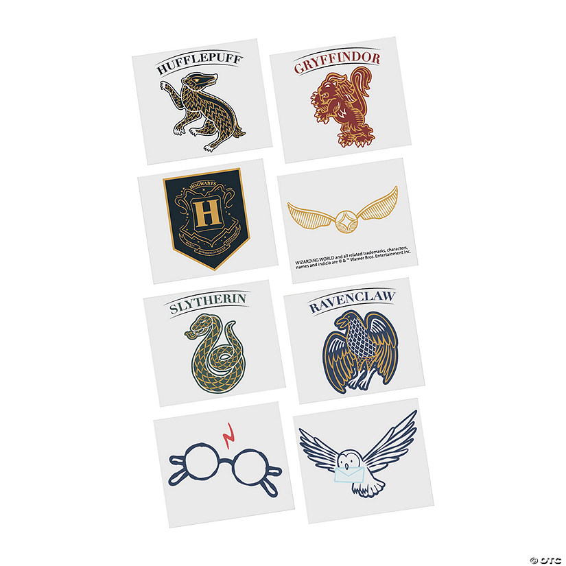 Harry Potter&#8482; Hogwarts United Temporary Tattoos - 24 Pc. Image