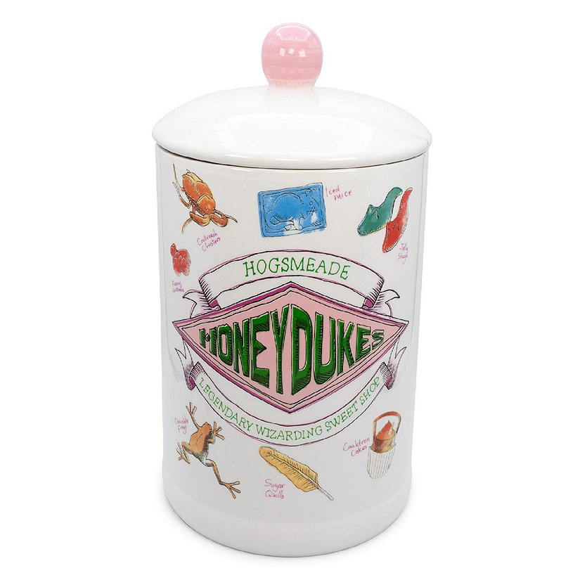 Harry Potter Honeydukes Sweets Ceramic Cookie Storage Jar  10 Inches Tall Image