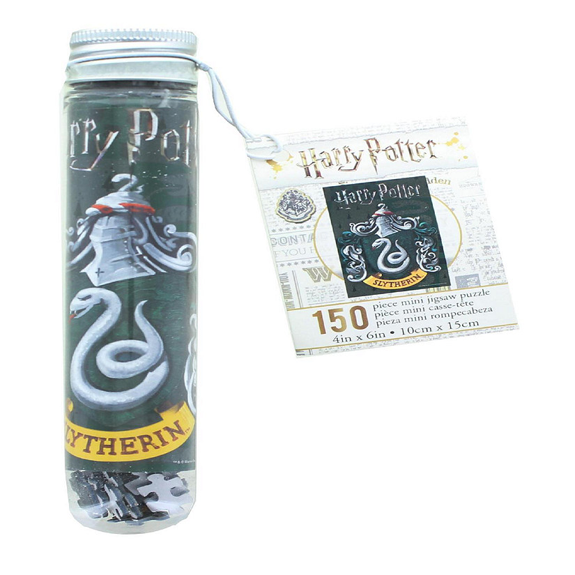 Harry Potter House Slytherin 150 Piece Micro Jigsaw Puzzle In Tube Image