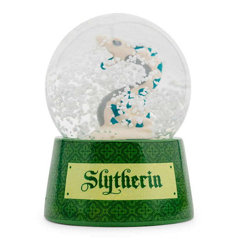Harry Potter House Slytherin Collectible Snow Globe  3 Inches Tall Image