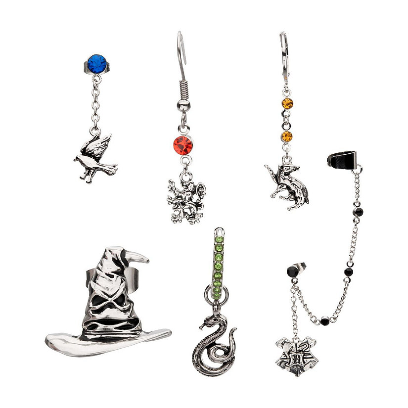 Harry Potter Missmatch 6-Piece Earring Set Image