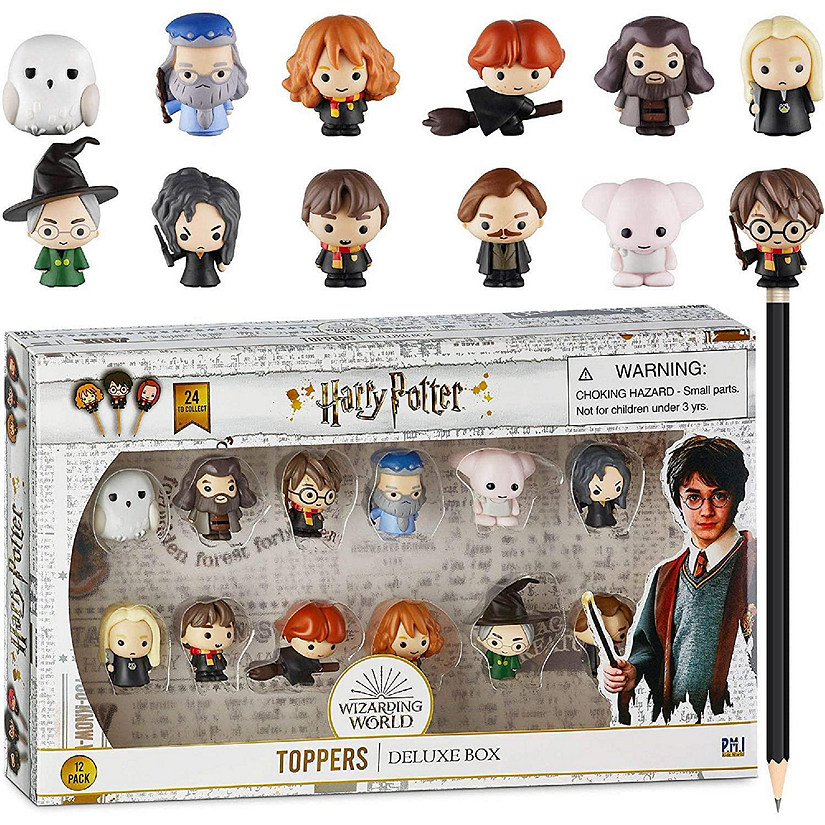 Harry Potter Pen/Pencil Toppers 12-Pack Set "H" Image
