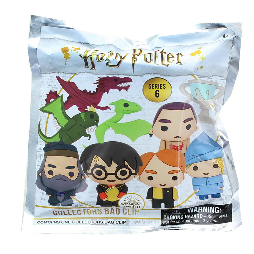 Harry Potter Series 6 Blind Bagged 3D Foam Figural Bag Clip  1 Random Image