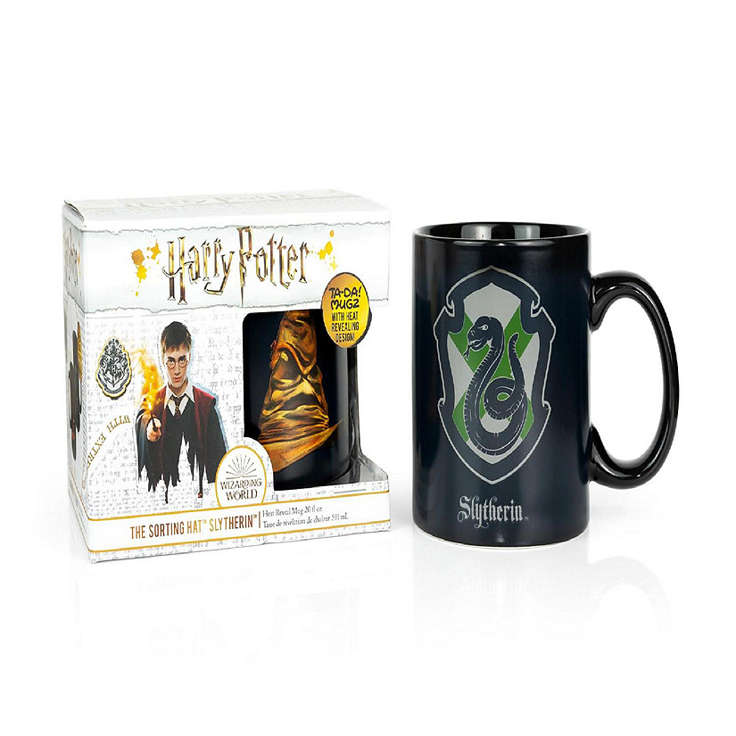 Harry Potter Slytherin 20oz Heat Reveal Ceramic Coffee Mug  Color Changing Cup Image