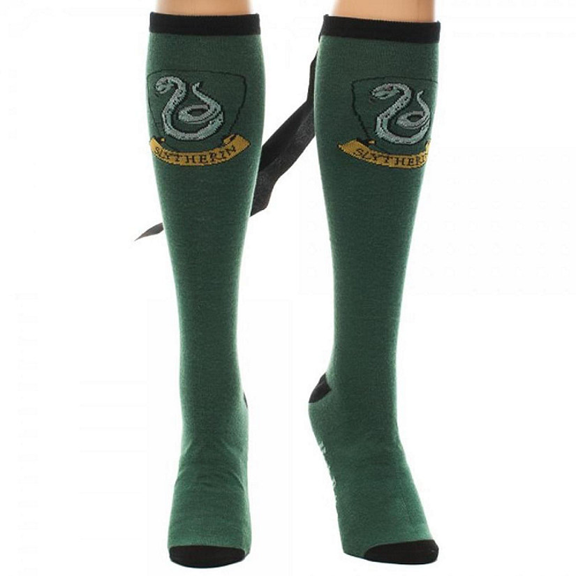 Harry Potter Slytherin Crew Socks With Cape Image