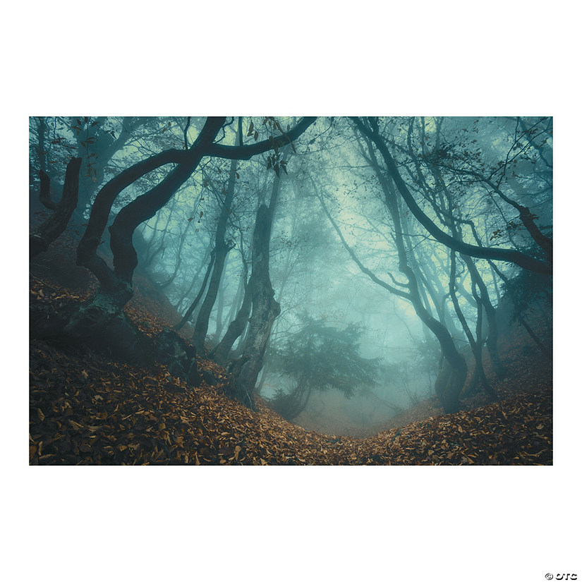 Haunted Forest Backdrop Halloween Decoration | Oriental Trading