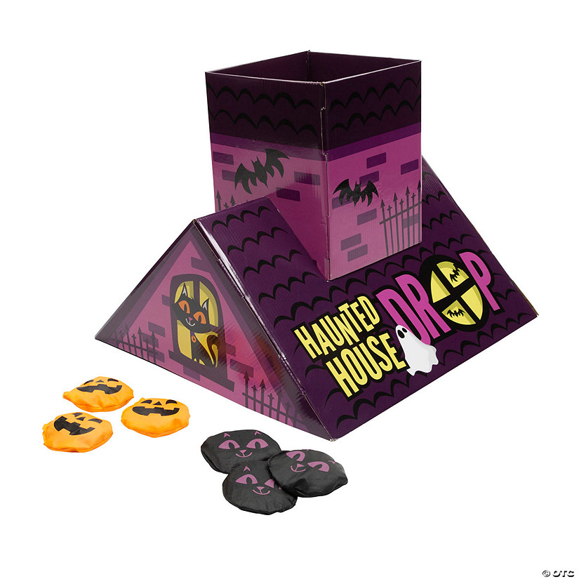 Haunted House Drop Bean Bag Toss Game Image