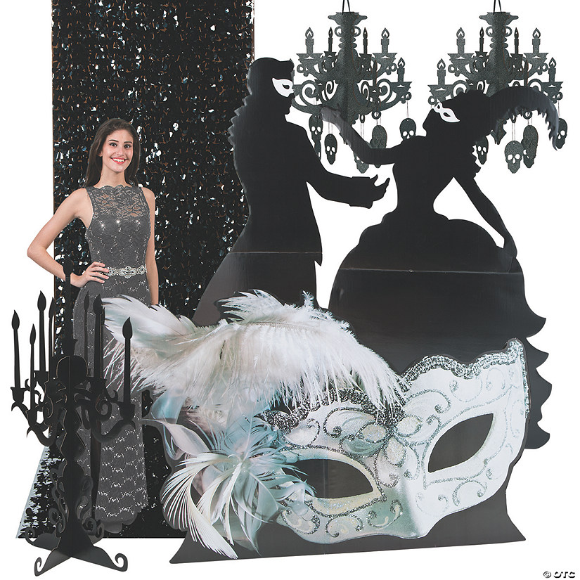 Haunted Masquerade Premium Decorating Kit - 8 Pc. Image