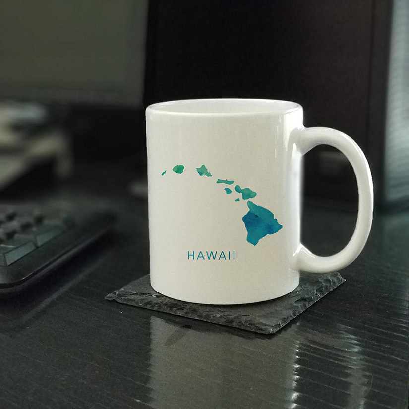 Hawaii Aqua Blue Water Ceramic Mug Image