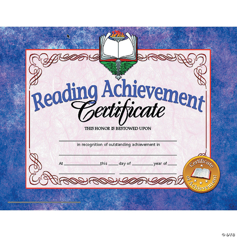 Hayes<sup>&#174;</sup> Reading Achievement Certificates - 30 Pc. Image