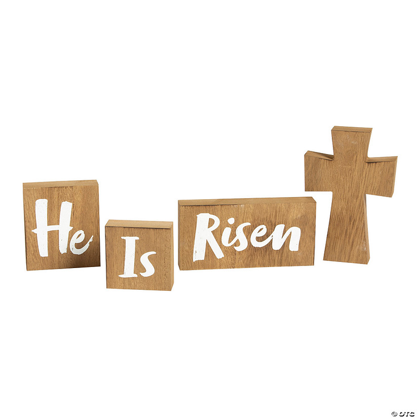 He is Risen Tabletop Blocks &#8211; 4 Pc. Image
