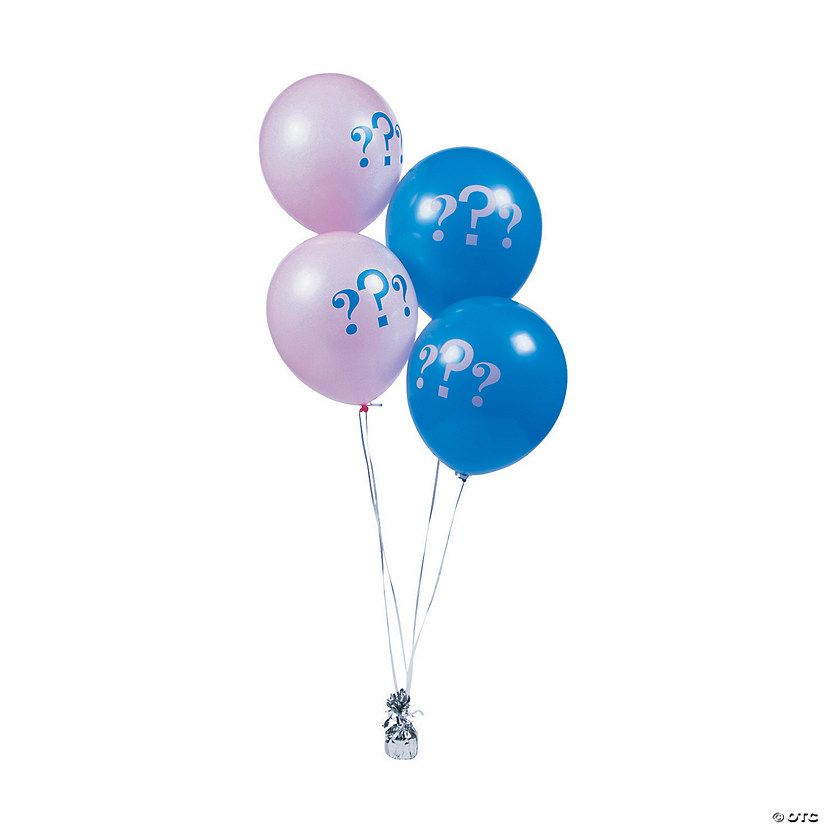 He or She 11" Latex Balloons Image