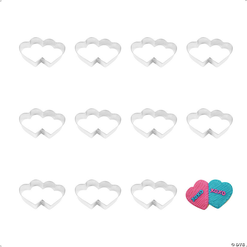 Heart Double 3.5" Cookie Cutters Image