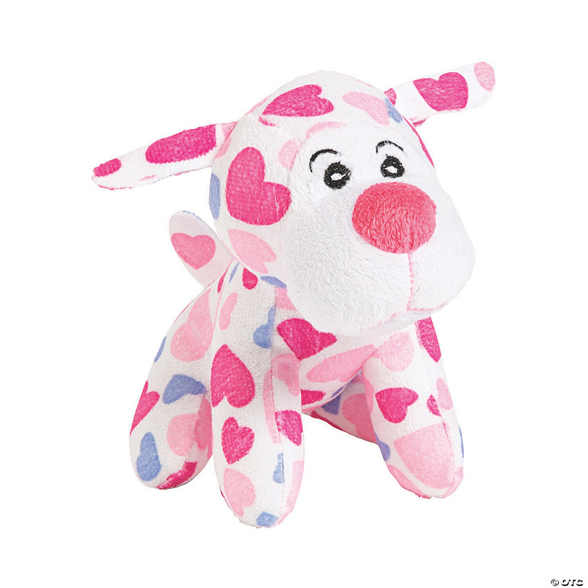 stuffed animals with heart tag