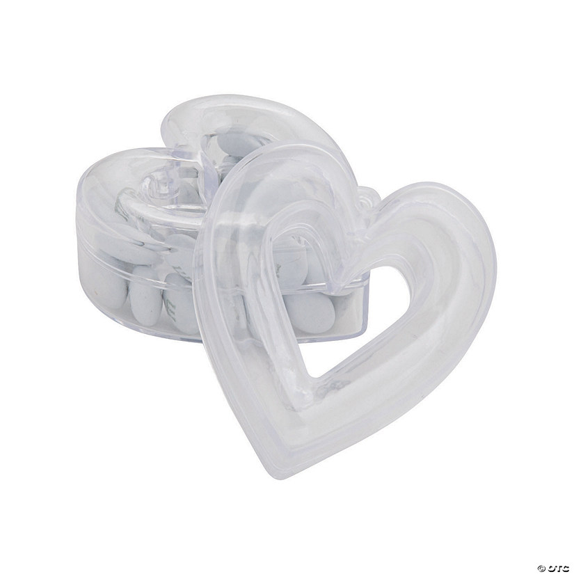 Heart-Shaped Favor Containers - 12 Pc. Image