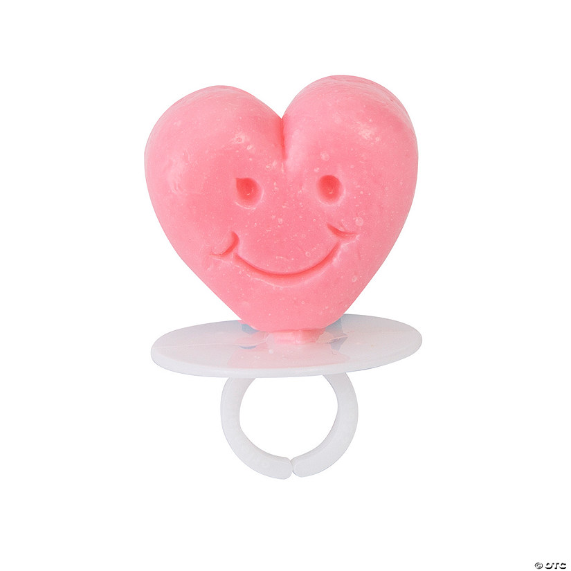 HeartShaped Ring Lollipops Oriental Trading